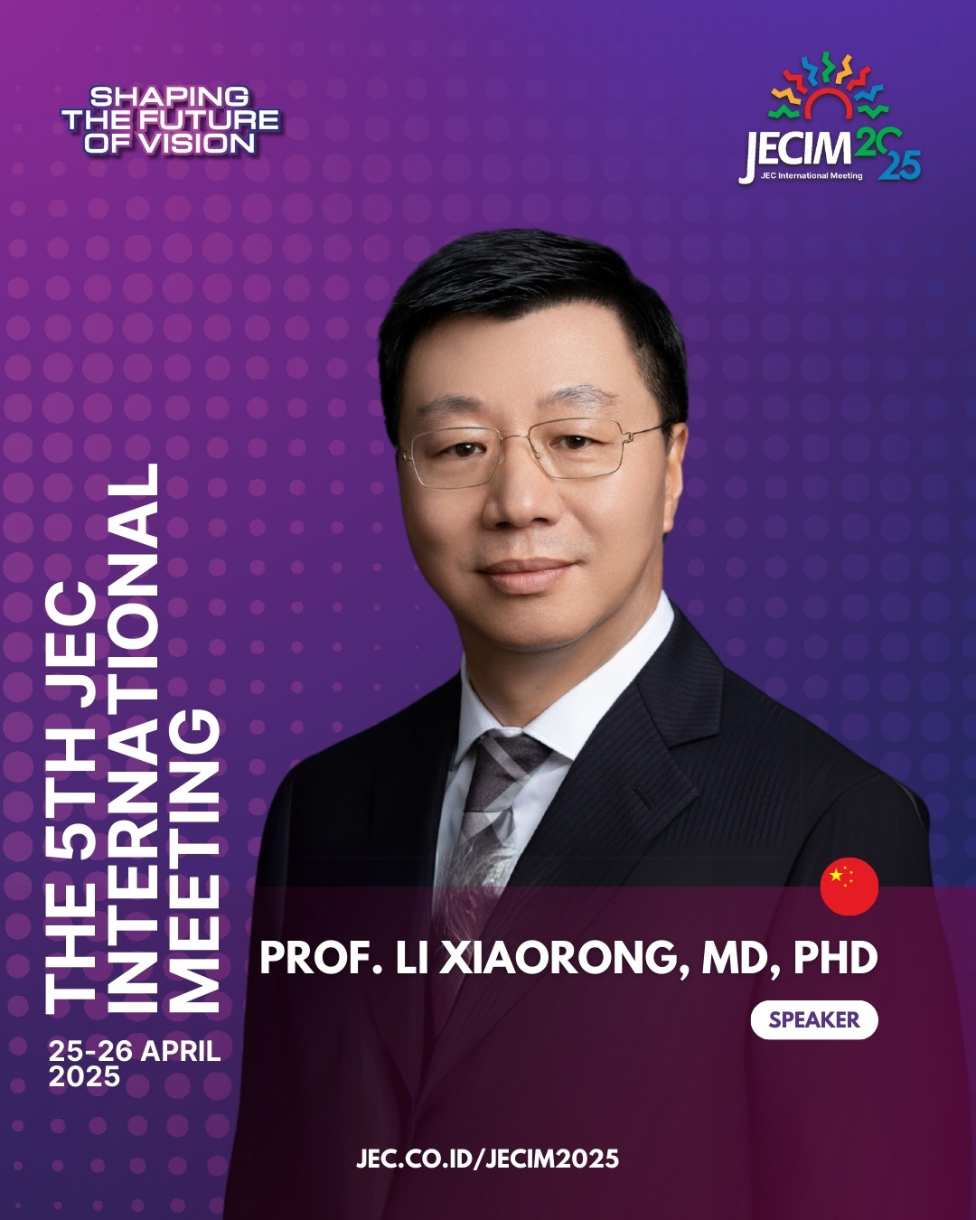 Prof. Li Xiaorong, MD, PhD
